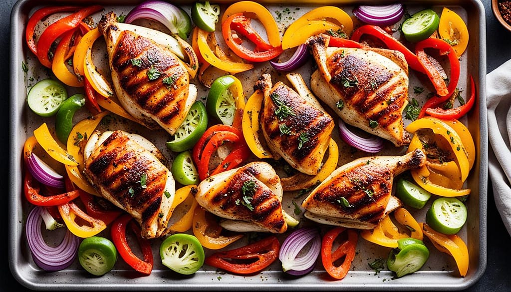 Sheet Pan Chicken Fajitas Sheet Pan Chicken Fajitas