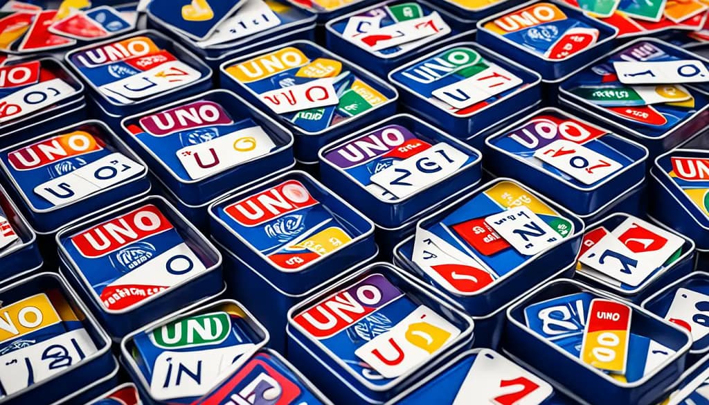 UNO card game in storage tin box UNO card game in storage tin box