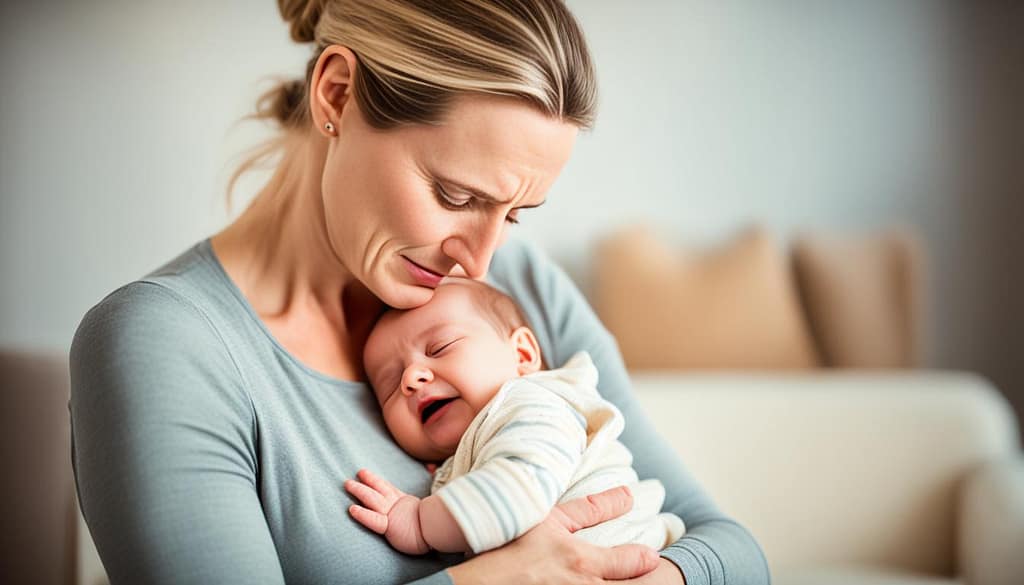 comforting a crying baby comforting a crying baby