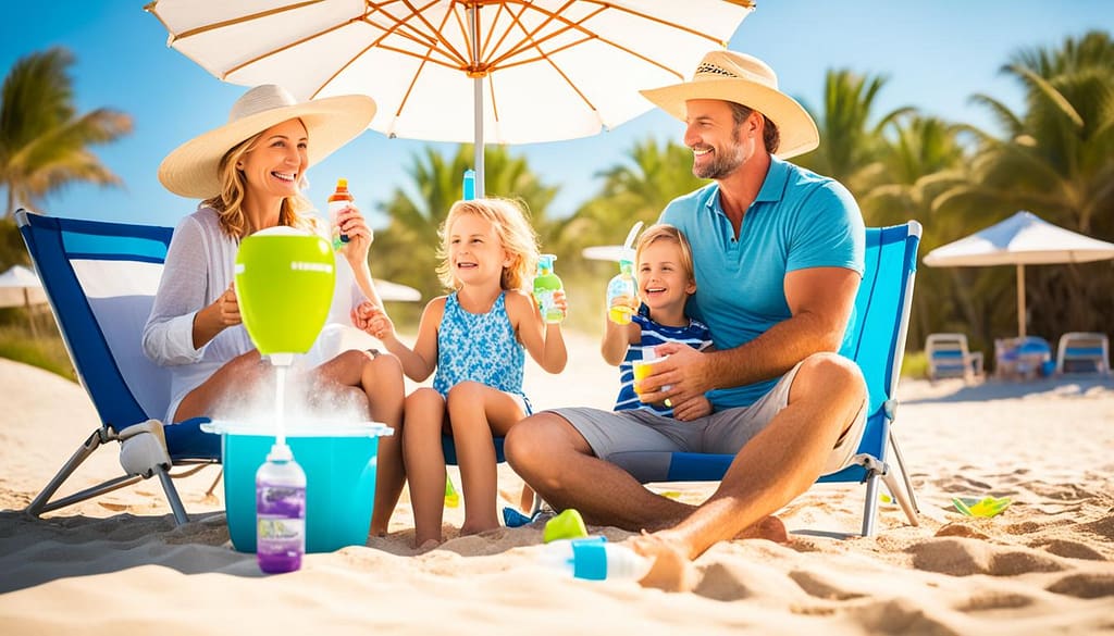 keeping cool at the beach keeping cool at the beach