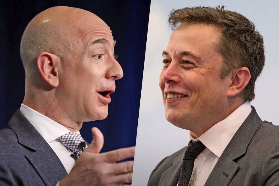 Jeff Bezos, Elon Musk Rivalry: a History of Their 15-Year Feud